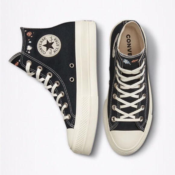 Chuck Taylor All Star Lift Platform Embroidered Floral - Picture 2 of 5